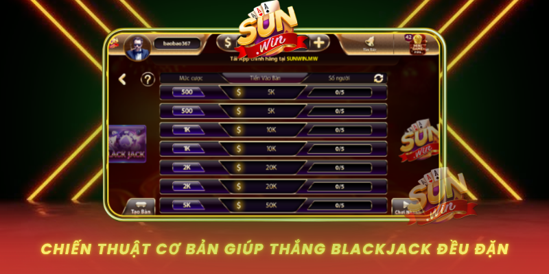 Chien Thuat Co Ban Giup Thang Blackjack Deu Dan