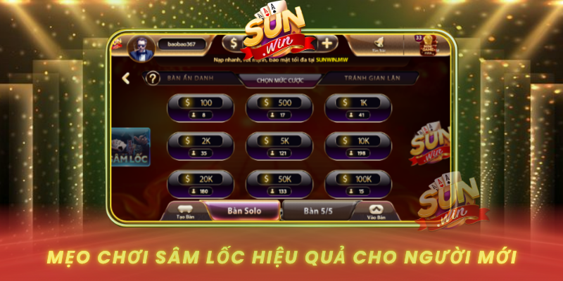 Meo Choi Sam Loc Hieu Qua Cho Nguoi Moi