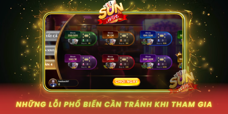 Nhung Loi Pho Bien Can Tranh Khi Tham Gia