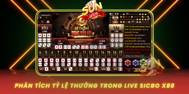 Phan Tich Ty Le Thuong Trong Live Sicbo X880