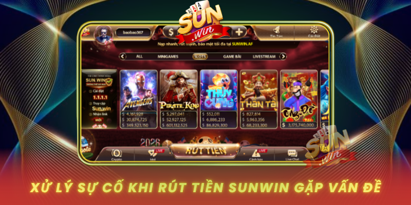 Xu Ly Su Co Khi Rut Tien Sunwin Gap Van De